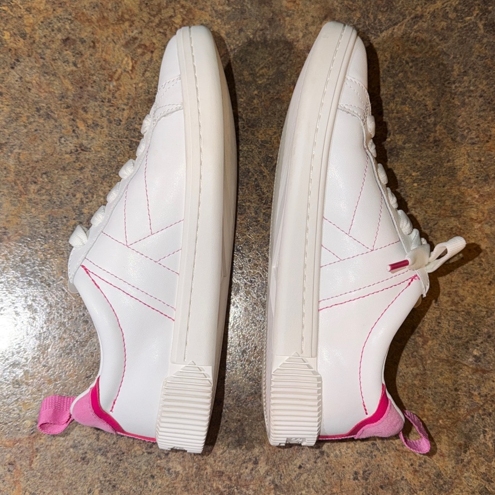 Kate Spade Signature Action Napa Calf Leather Sneakers - Picture 9 of 13